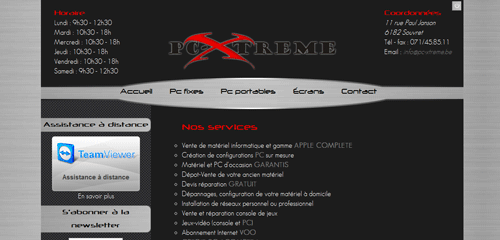 Site web de Pc-Xtreme: achat,vente de matériel informatique